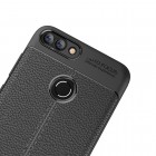 Huawei P smart 2018 (Enjoy 7S) kieto silikono TPU juodas dėklas - nugarėlė
