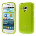 Samsung Galaxy S Duos 2 S7582, S Duos S7562, Trend S7560, Trend Plus S7580 žalias Mercury kieto silikono (TPU) dėklas