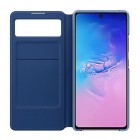 Samsung Galaxy S10 Lite (G970) originalus S View Wallet Cover atverčiamas juodas dėklas - knygutė