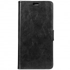 Samsung Galaxy S10+ (G975) atverčiamas juodas odinis dėklas - piniginė