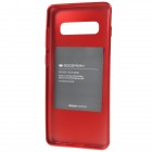 Samsung Galaxy S10+ (G975) Mercury raudonas kieto silikono tpu dėklas - nugarėlė