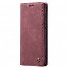 Samsung Galaxy S20 (G980) CaseMe Retro solidus atverčiamas bordo odinis dėklas - knygutė