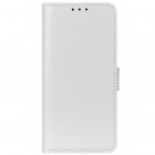 Samsung Galaxy S20 FE (Fan Edition) atverčiamas baltas odinis dėklas, knygutė - piniginė