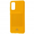 Samsung Galaxy S20 FE (Fan Edition) Mercury geltonas kieto silikono tpu dėklas - nugarėlė