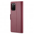 Samsung Galaxy S20+ CaseMe Retro solidus atverčiamas bordo odinis dėklas - knygutė