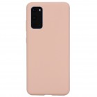 Samsung Galaxy S20 (G980) Shell kieto silikono (TPU) dėklas rožinis - nugarėlė