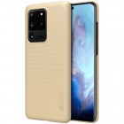 Samsung Galaxy S20 Ultra (G988) Nillkin Frosted Shield auksinis plastikinis dėklas, nugarėlė