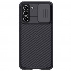 Samsung Galaxy S21 FE (Fan Edition) 5G „Nillkin“ CamShield juodas dėklas, nugarėlė su kameros apsauga
