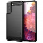 Samsung Galaxy S21+ (G996B) „Mofi“ kieto silikono TPU juodas dėklas - nugarėlė