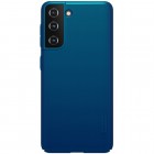 Samsung Galaxy S21 (G991B) Nillkin Frosted Shield mėlynas plastikinis dėklas, nugarėlė