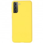 Samsung Galaxy S21+ (G996B) Shell kieto silikono TPU geltonas dėklas - nugarėlė