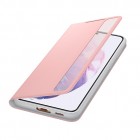 Samsung Galaxy S21+ (G996B) originalus Smart Clear View Cover (EF-ZG996CPEGEE) atverčiamas rožinis dėklas - knygutė