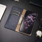 Solidus Samsung Galaxy S21+ (G996B) mėlynas odinis atverčiamas dėkla