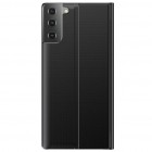 Samsung Galaxy S21+ (G996B) View Line juodas atverčiamas dėklas - knygutė