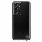 Samsung Galaxy S21 Ultra (G998B) „Samsung“ Clear Protective Cover kieto silikono pilkas dėklas