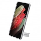 Samsung Galaxy S21 Ultra (G998B) „Samsung“ Clear Standing Cover kieto silikono juodas dėklas