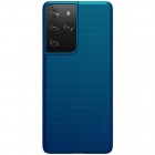 Samsung Galaxy S21 Ultra (G998B) Nillkin Frosted Shield mėlynas plastikinis dėklas, nugarėlė