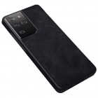 Samsung Galaxy S21 Ultra (G998B) prabangus Nillkin Qin serijos juodas odinis atverčiamas dėklas - knygutė