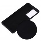 Samsung Galaxy S21 Ultra (G998B) Shell kieto silikono TPU juodas dėklas - nugarėlė