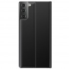 Samsung Galaxy S21 (G991B) View Line juodas atverčiamas dėklas - knygutė