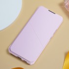 Dux Ducis Skin X serijos Samsung Galaxy S22 5G (SM-S901X) rožinis odinis atverčiamas dėkla