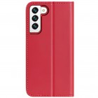 „Dux Ducis“ Hivo serijos Samsung Galaxy S22+ 5G (SM-S906X) raudonas odinis atverčiamas dėkla
