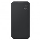 Samsung Galaxy S22+ 5G (SM-S906X) originalus Smart Led View Cover (EF-NS906) atverčiamas juodas dėklas - knygutė
