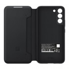Samsung Galaxy S22+ 5G (SM-S906X) originalus Smart Led View Cover (EF-NS906) atverčiamas juodas dėklas - knygutė