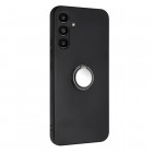 Samsung Galaxy S23 FE (Fan Edition) „Kickstand“ kieto silikono TPU juodas dėklas - nugarėlė