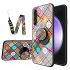 Samsung Galaxy S23 FE (Fan Edition) „Pattern“ kieto silikono TPU spalvotas dėklas - nugarėlė