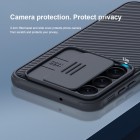 Samsung Galaxy S23 (SM-S911) „Nillkin“ CamShield Pro žalias dėklas, nugarėlė su kameros apsauga