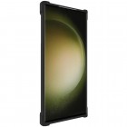 Samsung Galaxy S23 Ultra "Imak" sustiprintos apsaugos kieto silikono TPU matinis juodas dėklas - nugarėlė