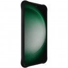 Samsung Galaxy S24 FE "Imak" sustiprintos apsaugos kieto silikono TPU matinis juodas dėklas - nugarėlė