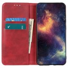 Samsung Galaxy S24 Ultra (SM-S928) „Split“ raudonas odinis atverčiamas dėklas - knygutė