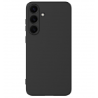 Samsung Galaxy S25 Shell kieto silikono (TPU) dėklas juodas - nugarėlė