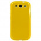 „Jelly Case“ Samsung Galaxy S3 (I9300) geltonas dėklas