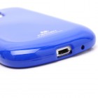 Mercury mėlynas Samsung Galaxy S3 mini i8190 TPU kieto silikono dėklas (nugarėlė)