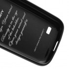 Mercury juodas Samsung Galaxy S4 mini TPU kieto silikono dėklas (nugarėlė)