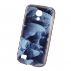 „Bullet“ Samsung Galaxy S4 mini i9195, i9190 kieto silikono TPU dėklas - Blue Smoke (mėlynas dūmas)