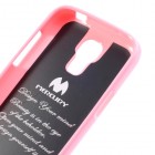 Mercury rožinis Samsung Galaxy S4 mini TPU kieto silikono dėklas (nugarėlė)