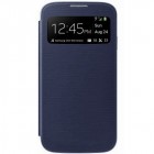 Samsung Galaxy S4 (I9500) S View Cover atverčiamas tamsiai mėlynas dėklas