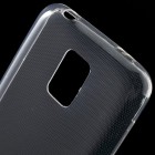 Samsung Galaxy S5 mini G800 skaidrus (permatomas) kieto silikono TPU ploniausias pasaulyje dėklas