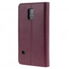 Mercury Sonata atverčiamas Samsung Galaxy S5 mini (G800) bordinis odinis dėklas - piniginė