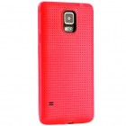 Samsung Galaxy S5 (G900, G903) „Dots“ kieto silikono raudonas TPU dėklas - nugarėlė
