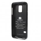 Samsung Galaxy S5 mini G800 juodas Mercury TPU kieto silikono dėklas