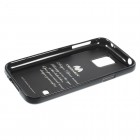 Samsung Galaxy S5 mini G800 juodas Mercury TPU kieto silikono dėklas