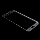 Samsung Galaxy S6 Edge (G925) „3D“ 9H Tempered Glass sustiprintos apsaugos skaidrus (permatomas) pilnai dengiantis apsauginis ekrano stiklas 0.33 mm