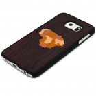 Samsung Galaxy S6 edge (G925) „Crafted Cover“ Lietuva natūralaus medžio dėklas (šviesus medis)