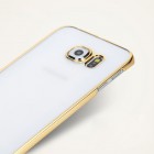 Samsung Galaxy S6 (G920) Rock Neon plastikinis skaidrus permatomas auksinis dėklas