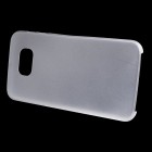 Samsung Galaxy S6 G920 ploniausias pasaulyje plastikinis skaidrus baltas dėklas - nugarėlė